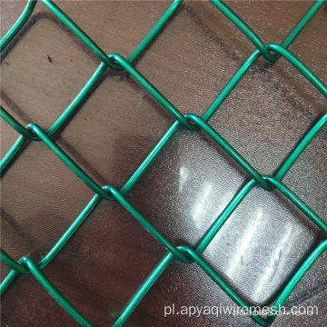 PVC powlekane diamentowe ogrodzenie łańcucha siatki